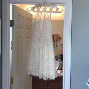 White formal dress